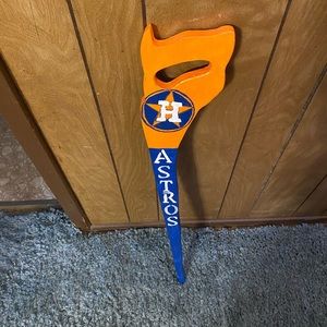 Handmade Houston Astro’s walking cane